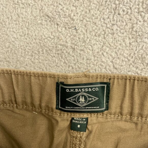 NEW G.H. Bass & Co. Women's Size 8 Chino Straight Leg Ankle Pans Brown - Picture 7 of 10